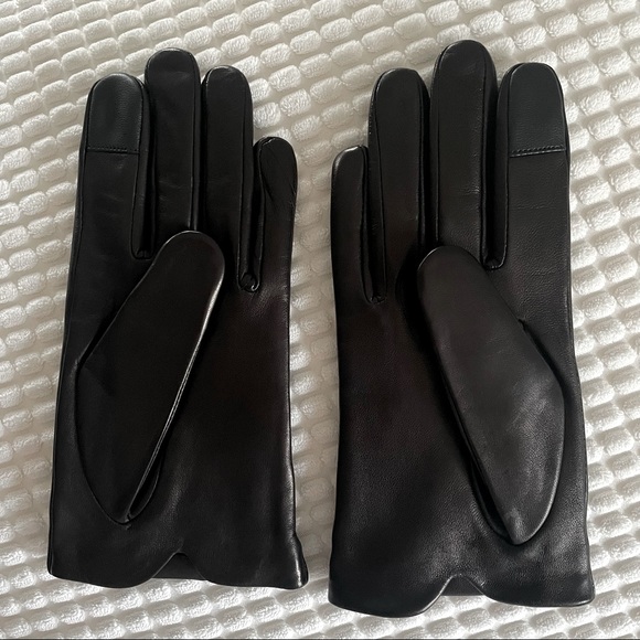 BNWT Kate Spade Pinmount Logo Leather Tech Gloves - Picture 4 of 6
